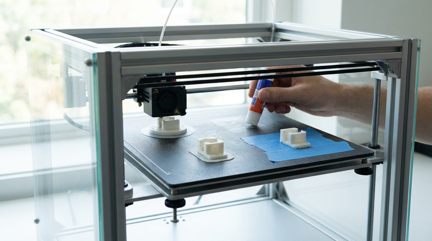 Suportes e Bases: Brim vs Raft vs Saia - Escolha a Melhor Base de Aderência para Sua Impressão 3D