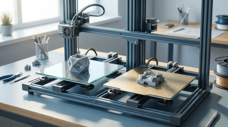 Mesa de Vidro ou Magnética PEI: Qual é a Melhor Superfície para sua Impressora 3D?