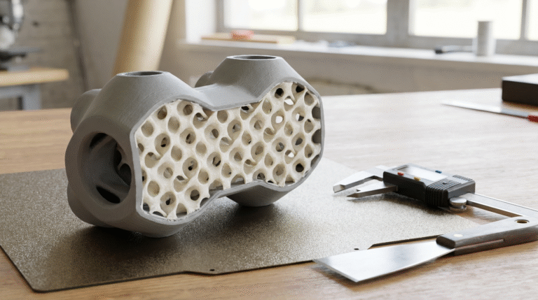 Economia Inteligente de Filamento: Otimizando o Preenchimento (Infill) Sem Sacrificar a Resistência na Impressão 3D