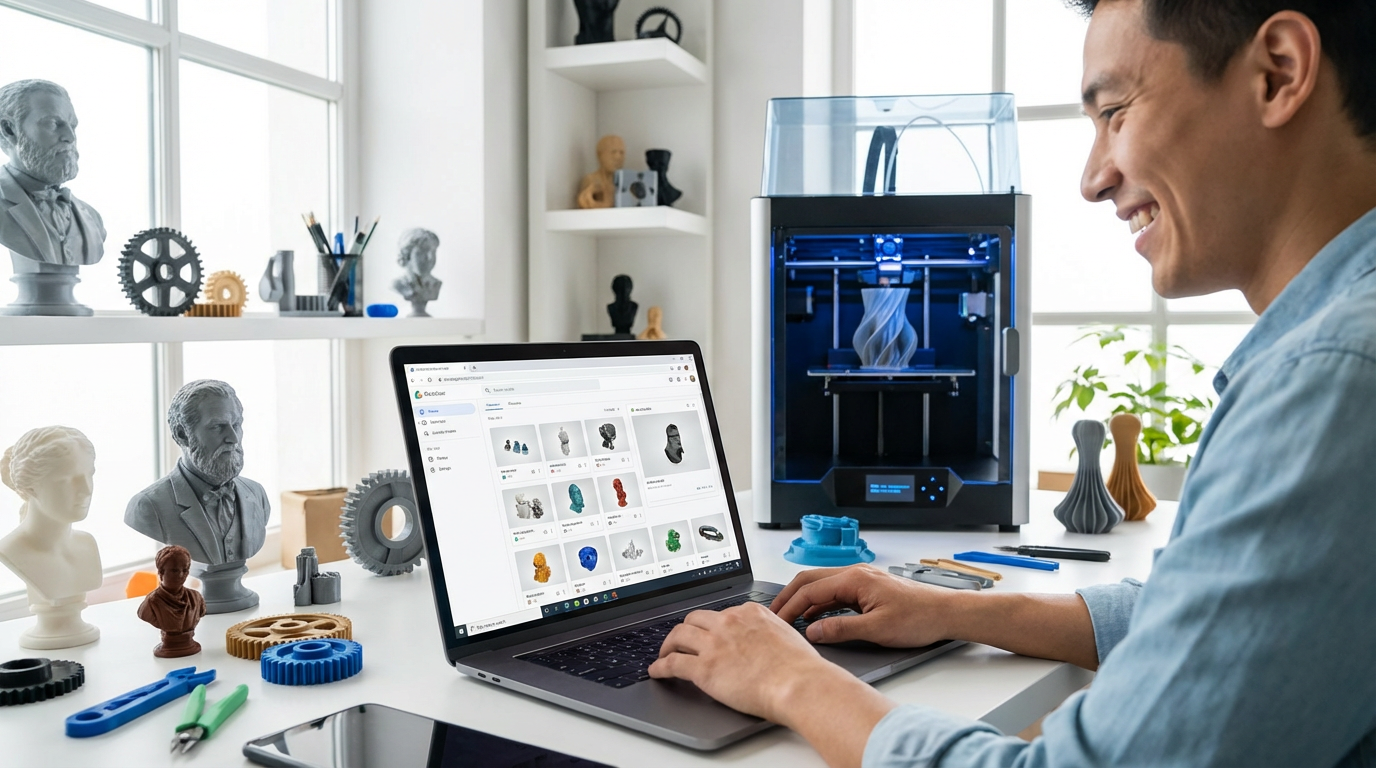 7 Repositórios STL Gratuitos para Hobbistas (e como usá-los bem!)