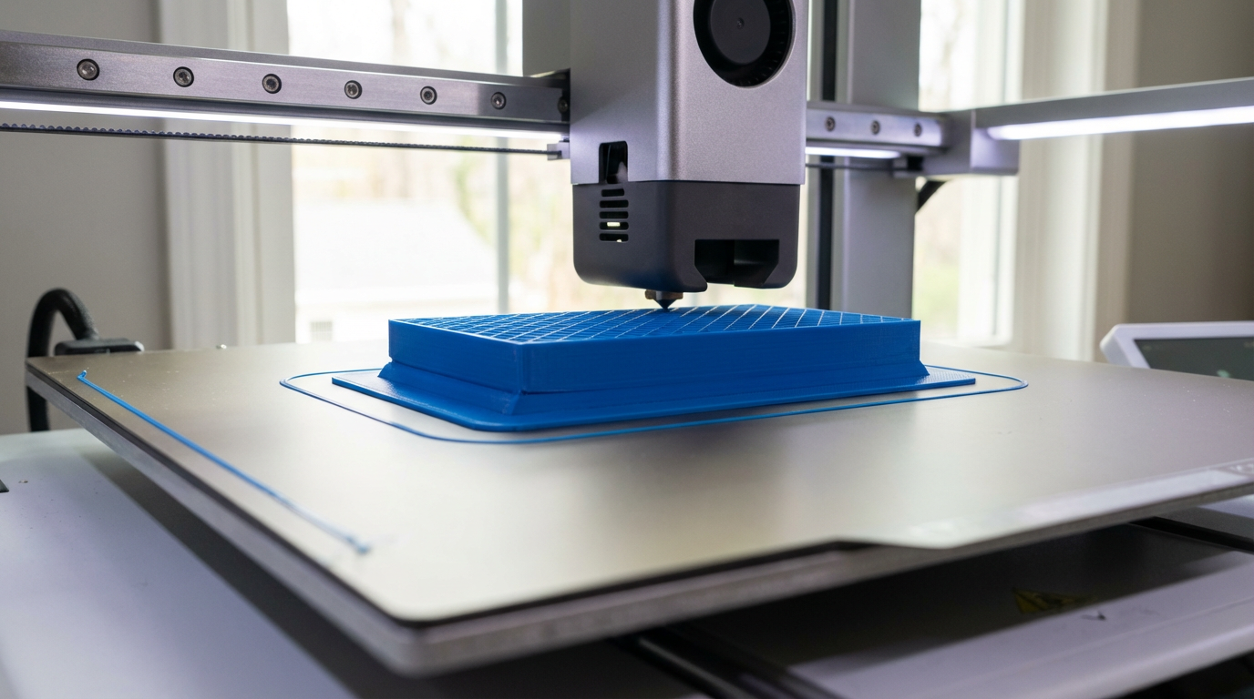 Brim vs Raft vs Saia: A Base de Aderência Certa para Cada Impressão 3D